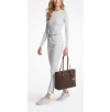 Michael Kors Kabelka Charlotte Large 3 in 1 Signature Logo Tote Bag Brownc
