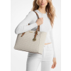 Michael Kors Charlotte Large 3 in 1 Signature Logo Tote Bag Vanillac