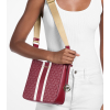 Michael Kors Kabelka Jet Set Small Signature Logo Stripe Crossbody Bag Cherryg