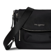 Karl Lagerfeld Paris Cara Messenger Handbag Black Silverij