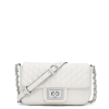 Karl Lagerfeld Womens Agyness Crossbody Winter White Silverhf.jpg
