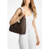 Michael Kors Nayla Medium Signature Logo Shoulder Bag Brownd