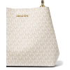 Michael Kors Pratt Medium Signature Logo Shoulder Bag Light Cream Multig
