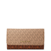 Michael Kors Jet Set Large Signature Logo Tri Fold Walletpp
