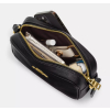 Coach Mini Jamie Camera Bag Pebbled Leather Gold Blackg