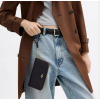 Coach Long Zip Around Wallet In Signature Leather Gold Blackc