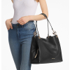 Michael Kors Christina Large Pebbled Leather Shoulder Bag Blackdc
