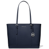 Michael Kors Jet Set Travel Large Saffiano Leather Tote Bag Navy