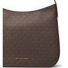 Michael Kors Kabelka Kensington Large Signature Logo Crossbody Bag Brown Acornuj