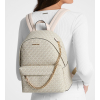Michael Kors Batoh Slater Medium Signature Logo Backpack Light Cream Multif