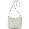 Michael kors Nayla Medium Signature Logo Messenger Bag Light Cream multi
