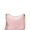 Michael Kors Nayla Medium Pebbled Leather Messenger Bag powder blushf
