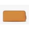 Michael kors Jet Set Travel Large Pebbled Leather Wristlet radiant orangec