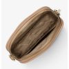 michael kors Jet Set Small Signature Logo Camera Crossbody Bag camelb