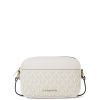 Michael kors Jet Set Small Signature Logo Camera Crossbody Bag light creammultih