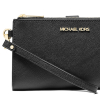 Michael Kors Peněženka Jet Set Saffiano Wristlet Black223