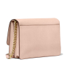 Daniela Large Saffiano Leather Crossbody Bag Soft Pinkback
