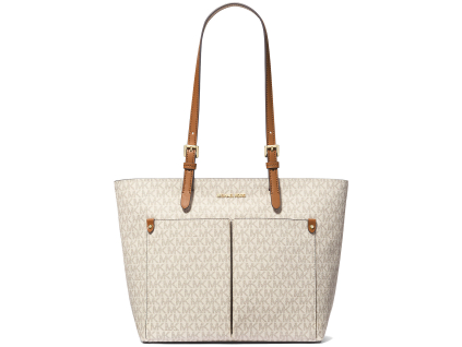 Michael Kors Kabelka Bedford Signature Pocket Tote Vanilla Acorna2
