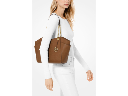 Jet Set Large Saffiano Leather Shoulder Bag Luggageperson