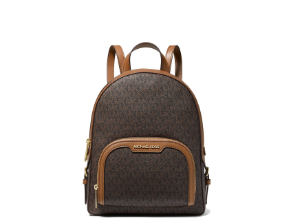 Michael Kors Jaycee Medium Logo Backpack Browna2