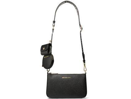 Michael Kors Jet Set Saffiano Leather Crossbody Bag with Case for Apple Airpods Proa2