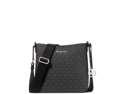 Michael Kors Jet Set Travel Small Signature Logo Messenger Bag Golda2