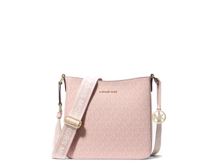 Michael Kors Kabelka Jet Set Travel Small Signature Logo Messenger Bag Powder Blush2
