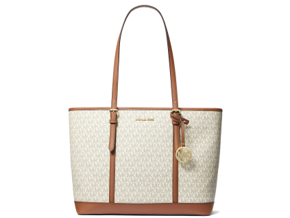 Michael Kors Jet Set Travel Large Logo Tote Bag Vanilla22