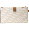 Michael Kors Jet Set Travel Double Zip Vanillaback