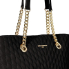 Karl Lagerfeld Paris Karolina Chain Tote Black Goldbrandlogo