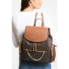 Michael Kors Batoh Jet Set Large Logo Backpack Browndd