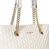 Karl Lagerfeld Kabelka Paris Karolina Chain Tote Winter Whitea