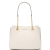 Michael Kors Teagan Large Pebbled Leather Shoulder Bag LT Creamaa