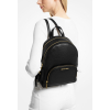 Michael Kors Jaycee Medium Pebbled Leather Backpack Blackg