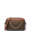 Michael Kors Jet Set Large Logo Crossbody Bag Brown2