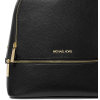 Michael Kors Rhea Medium Pebbled Leather Backpack Blacka2