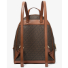 Michael Kors Rhea Medium Signature Logo Backpack Brownc