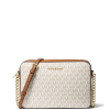 Michael Kors Jet Set Large Printed Logo Crossbody Bag Vanillabb