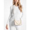 Michael Kors Jet Set Medium Saffiano Leather Crossbody Bag Light Creamc2