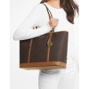 Michael Kors Jet Set Travel Large Logo Tote Bag Brownc3