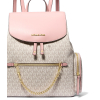Michael Kors Batoh Jet Set Large Logo Backpack Powder Blush Multir