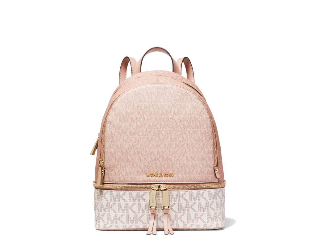 Michael Kors Rhea Medium Color Block Logo Backpack Ballet Multia2