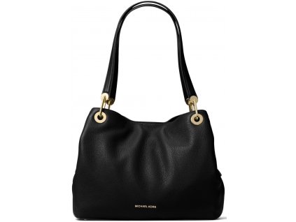 89 michael kors raven large shoulder tote black