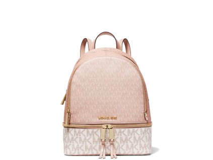 Michael Kors Rhea Medium Color Block Logo Backpack Ballet Multia2