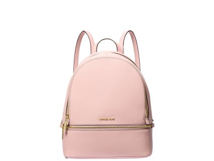 Michael Kors Batoh Rhea Medium Pebbled Leather Backpack Powder Blush52