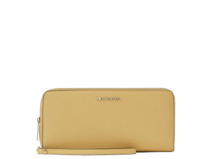 Michael Kors Jet Set Travel Large Pebbled Leather Wristlet Honeyg