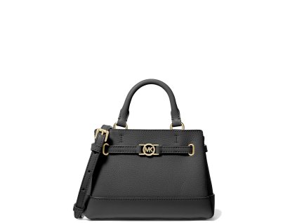 Michael Kors Reed Extra Small Pebbled Leather Satchel Blacka