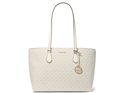 Michael Kors Kabelka Sheila Large Signature Logo Tote Bag Light Cream Multia