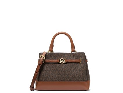 Michael Kors Reed Extra Small Signature Logo Satchel Browns