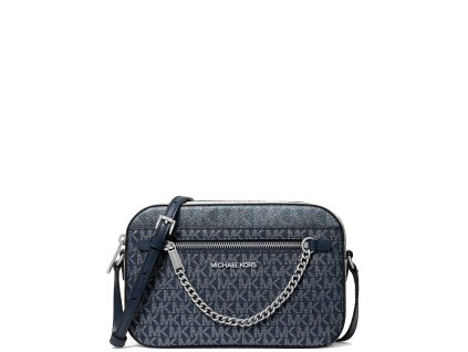 Michael Kors Jet Set Large Signature Logo Crossbody Bag Navya
